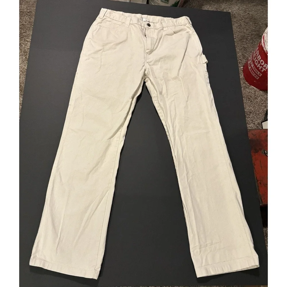 NEW Dickies Utility Painters Pants Carpenter Khaki Workwear Men’s W34/L34